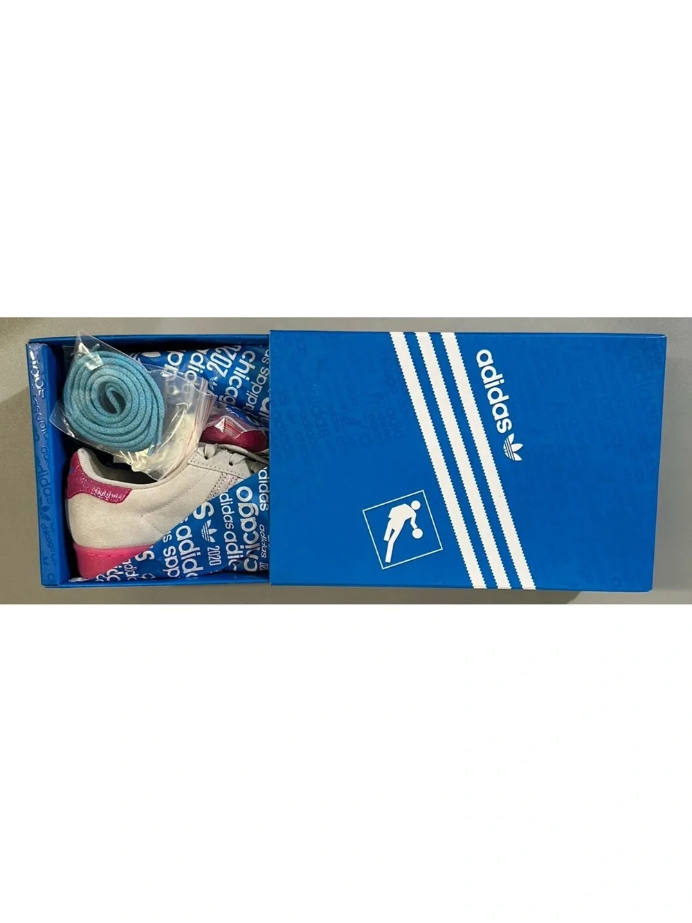 adidas Superstar ASW VIC L Chicago Plays Harder Fat Tiger FX3464 Size 4.5W DS